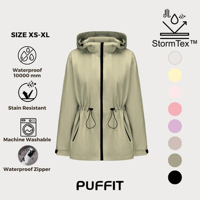 SAGE | LIGHTWEIGHT WATER REPELLENT RAINCOAT