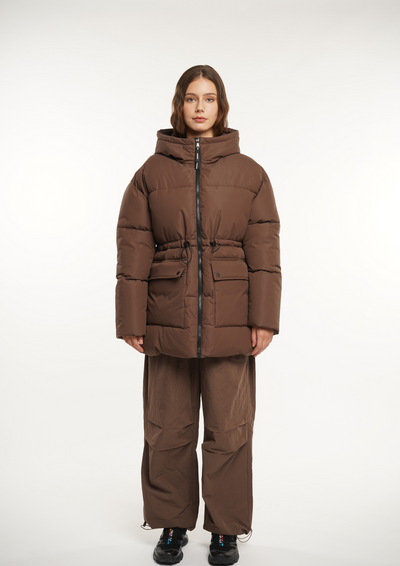 EVA | HOODED PUFFER JACKET SPLASHPROOF