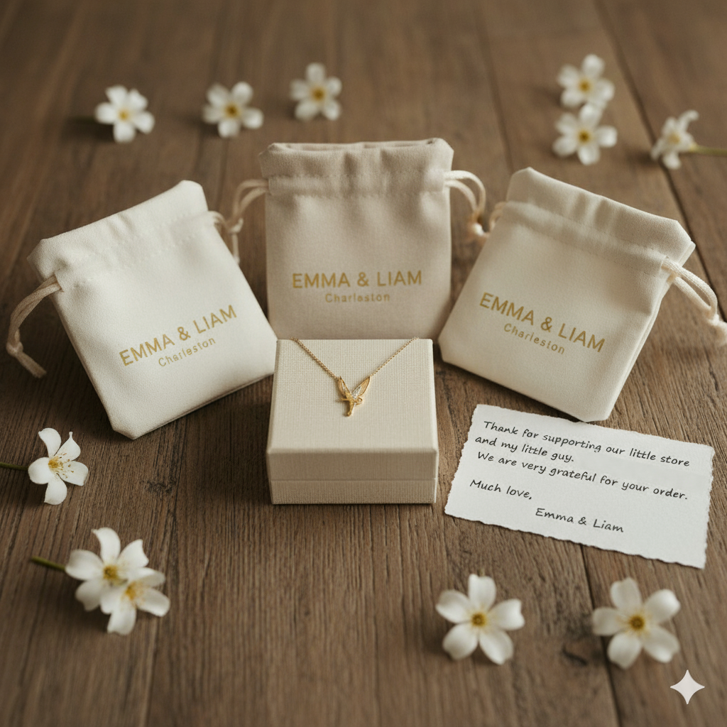 Emma™ | Lucky Fairy Necklace in Silver