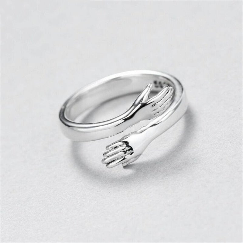 Emma™ | Adjustable Hug Ring in Silver