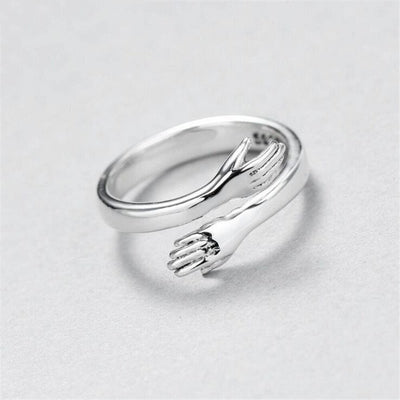 Emma™ | Adjustable Hug Ring in Silver