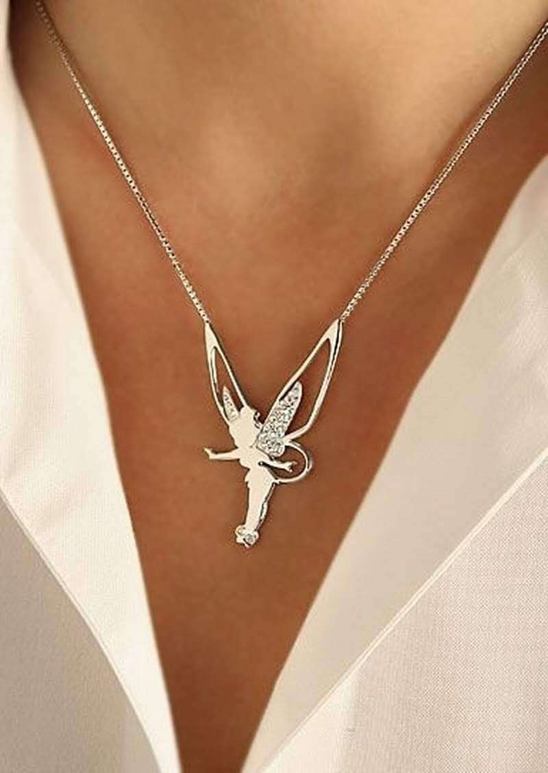 Emma™ | Lucky Fairy Necklace in Silver
