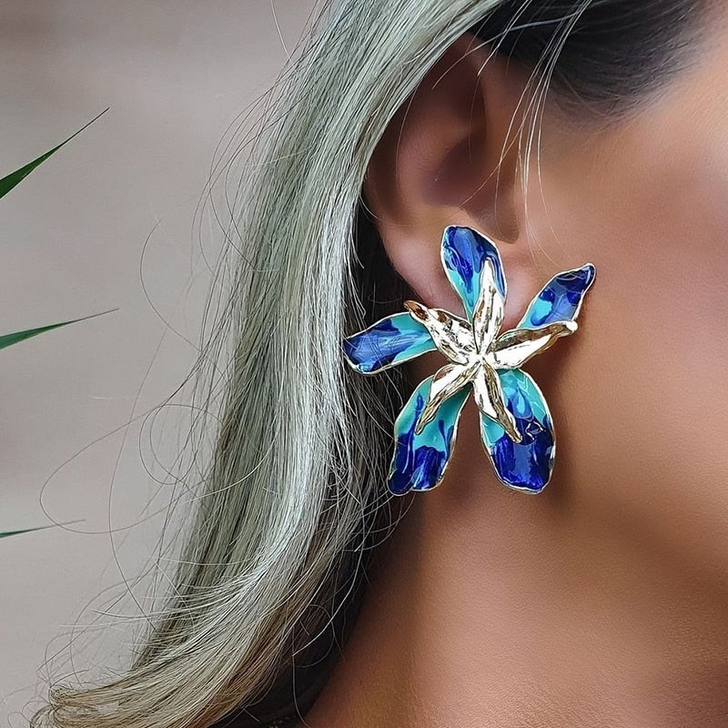 Emma™ | Lucky Flowers Earrings in Gold