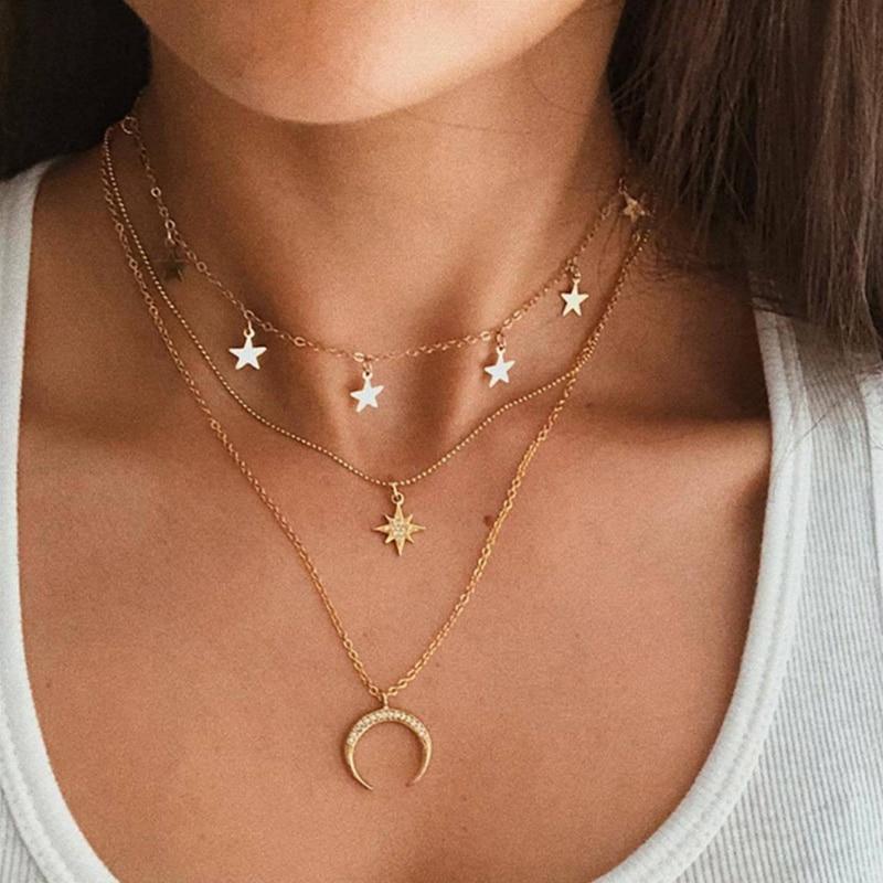 Emma™ | Moon Necklace in Gold