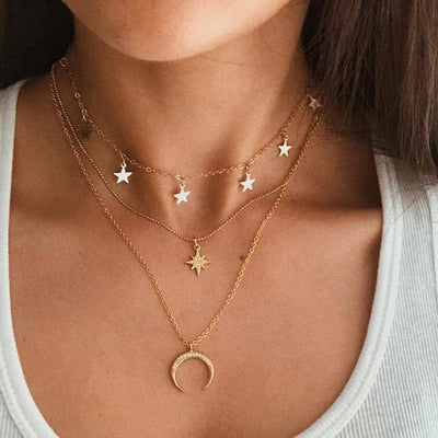 Emma™ | Moon Necklace in Gold