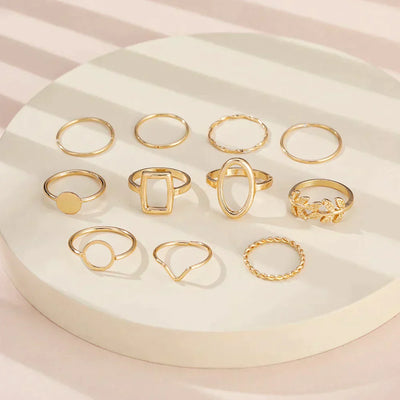 Emma™ | Set of 11 Vintage Silver Rings