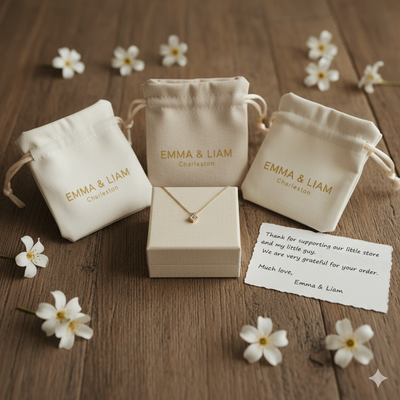 Emma™ | Elegant earrings with a moon in gold