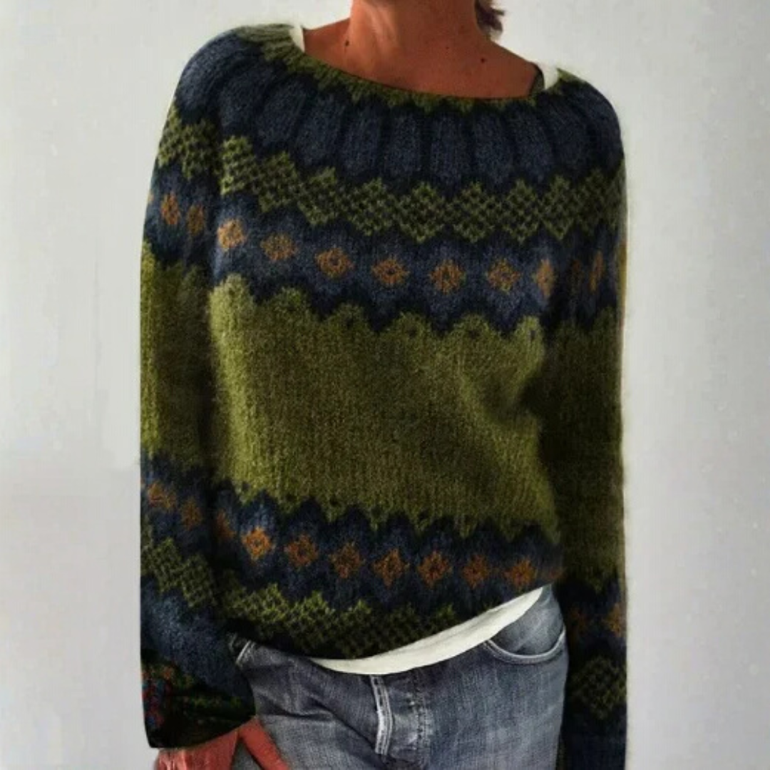 Olivia | Retro Winter Sweater