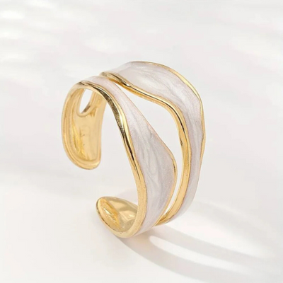 Emma™ | Vintage white gold ring