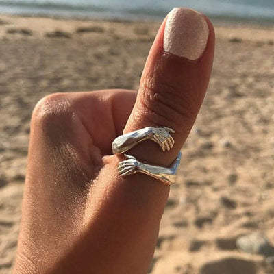 Emma™ | Adjustable Hug Ring in Silver
