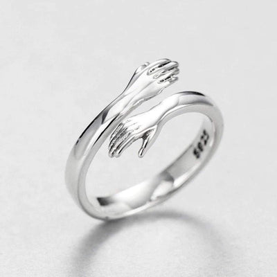 Emma™ | Adjustable Hug Ring in Silver