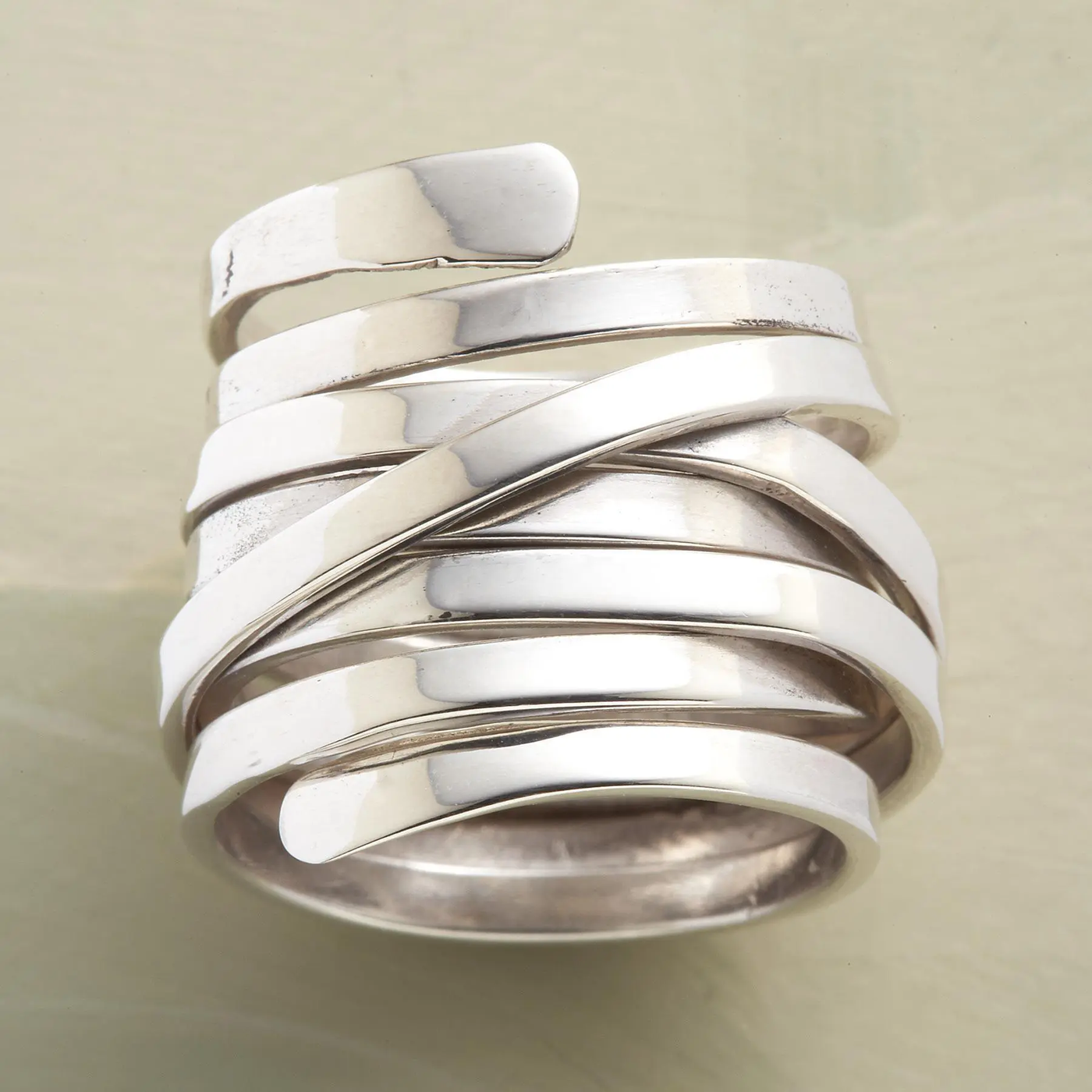 Emma™ | Thick Silver Ring
