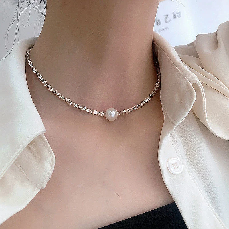 Emma™ | Elegant necklace with a pearl