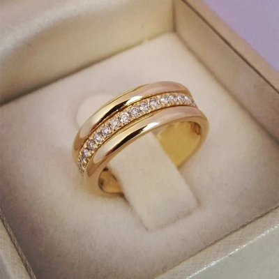 Emma™ | Vintage ring with zirconia setting