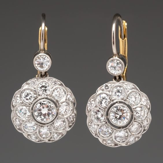 Emma™ | Round Mandala Earrings with Crystals