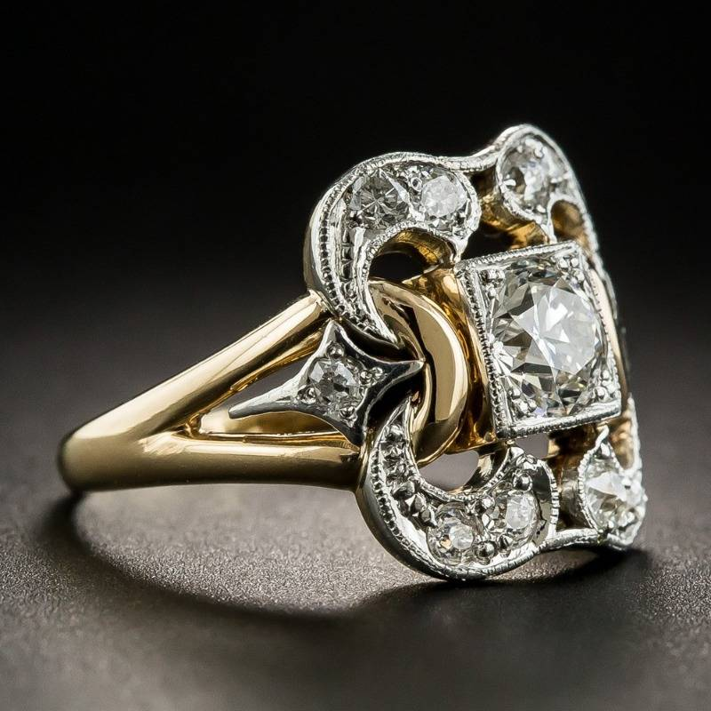 Emma™ | Gold ring with zirconia