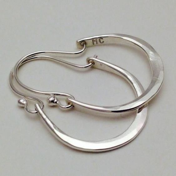 Emma™ | Silver Hoop Earrings