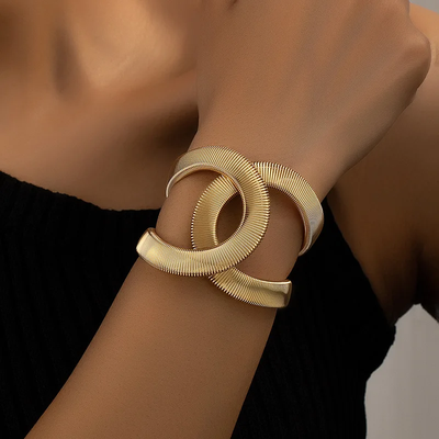 Emma™ | Elegant double gold bracelet