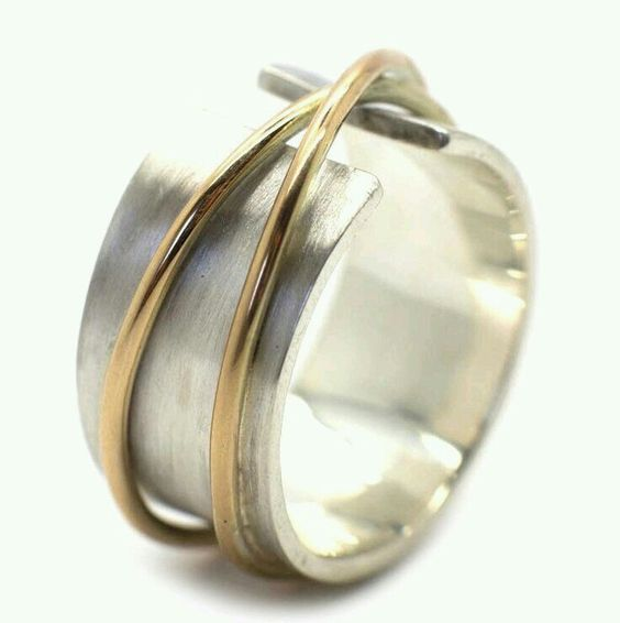 Emma™ | Gold and Silver Ring