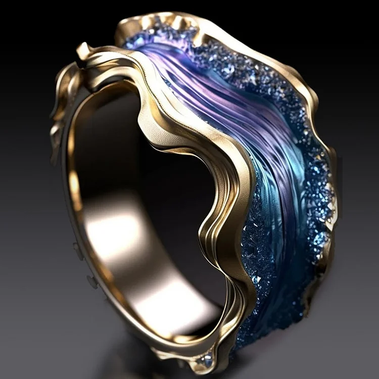 Emma™ | Gold Ocean Ring