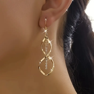 Emma™ | Gold Spiral Earrings